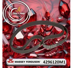 Пас вентилятора 4296120M1, AP1003940, 84371625 до Massey Ferguson, FENDT, Challenger Пас вентилятора 4296120M1, AP1003940, 84371625 до Massey Ferguson, FENDT, Challenger