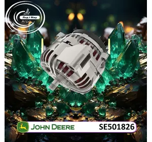 Генератор струму SE501826, AXE17691, 0124625029 до техніки John Deere REMAN Генератор струму SE501826, AXE17691, 0124625029 до техніки John Deere REMAN
