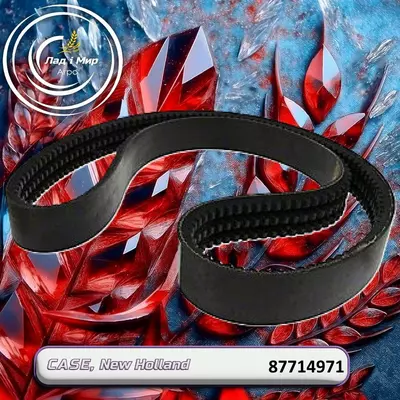 Пас привідний 87714971, 0751553, 87615553, QP87615553 до техніки Case, New Holland